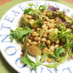 大豆と芽キャベツのホットサラダ