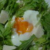 ✿超ฺ簡単・水菜と高野豆腐サラダ半熟のせ