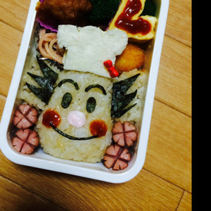 キャラ弁に 簡単アンパンマンのバタコさん レシピ 作り方 By ひとみかん1027 クックパッド 簡単おいしいみんなのレシピが352万品