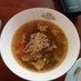 豚ひき肉と大根のナンプラースープ