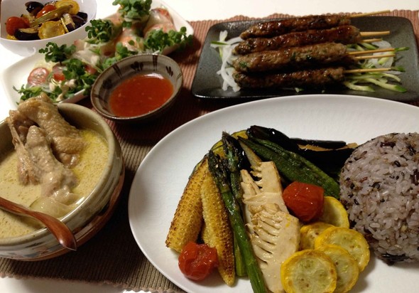 梅雨だけど〜…グリーンカレーで夏本番!