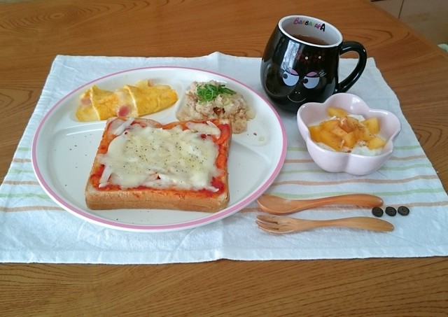 ピザトーストランチ By Msft5632 クックパッド みんながのせた献立