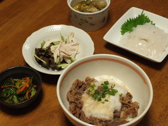 牛とろろ丼で晩ご飯（11/6） by モーリーママ [クックパッド] みんながのせた献立