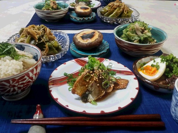 今夜は和食♡盛りだくさんに
