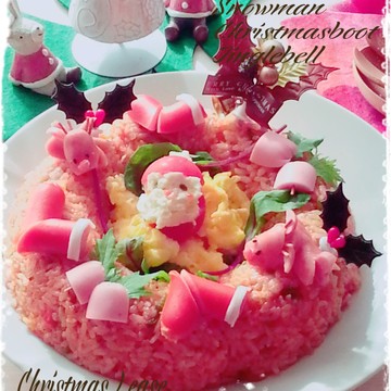 X'mas風のlunch③