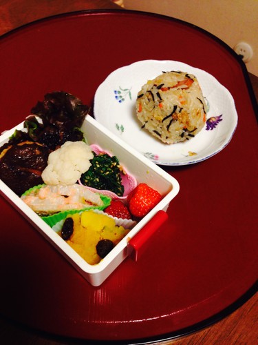 高校生女子☆ひじき炊き込みごはん☆お弁当