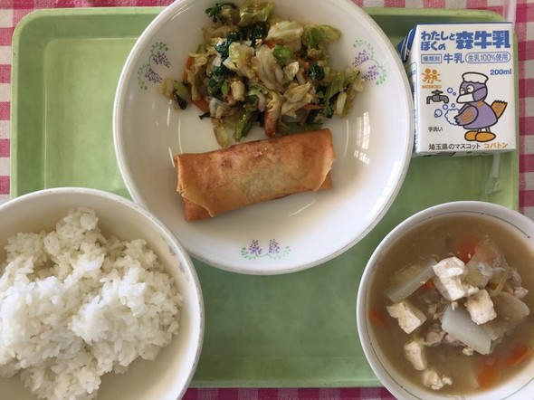 鉄分と野菜がたっぷり摂れる!大根春巻献立