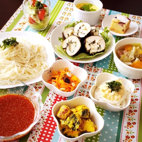 子連れ親友と♡野菜たっぷりおうちランチ♪