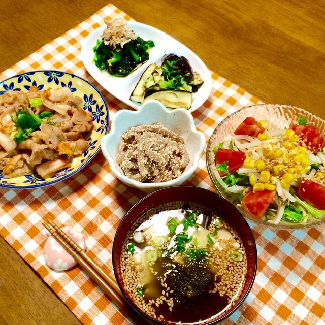 豚キムチの晩ご飯 By にきけん クックパッド みんながのせた献立