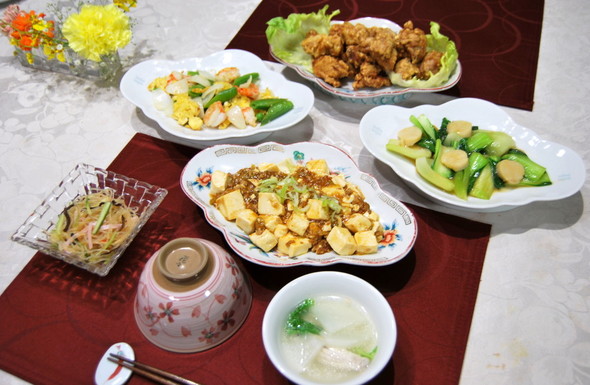 夫の好きな物で晩御飯♪
