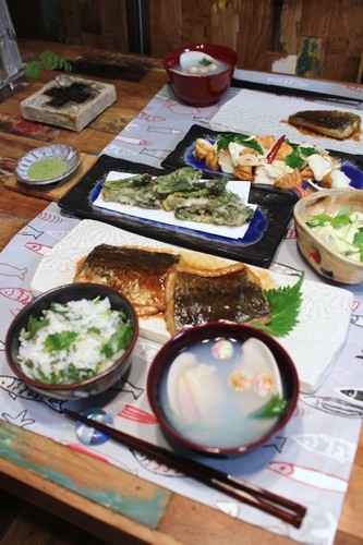 鰆とタラの芽de春の晩ごはん♪