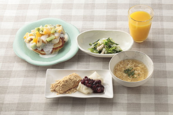 マラソン大会当日☆朝食メニュー