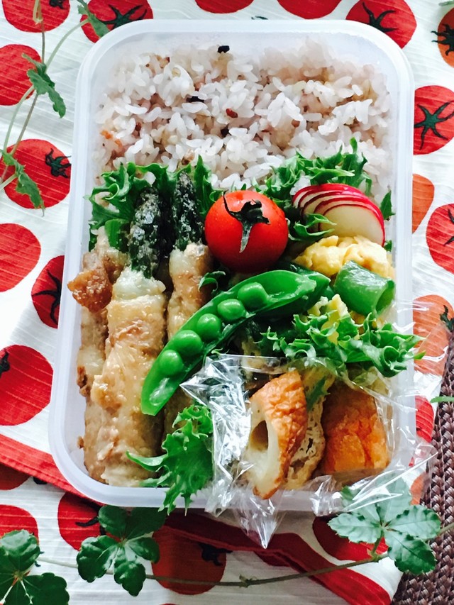 鬼嫁弁当 アスパラ肉巻き By カルピネット クックパッド みんながのせた献立