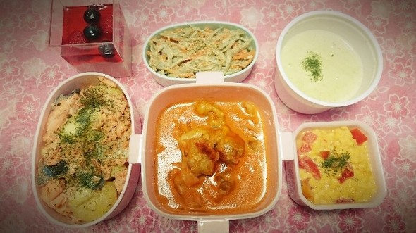 鶏のトマトクリーム煮込み弁当