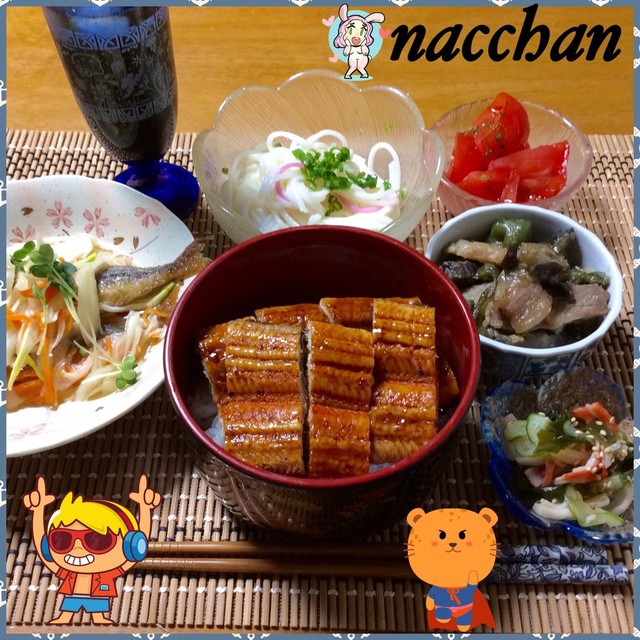 お疲れの旦那に疲労回復の夕ご飯 By なっちゃん散歩 クックパッド みんながのせた献立