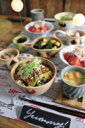 まぐろ納豆丼de疲労回復!晩ごはん♪