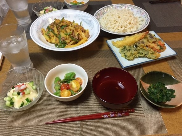 赤・緑・黄色の美味しい夕ご飯♪