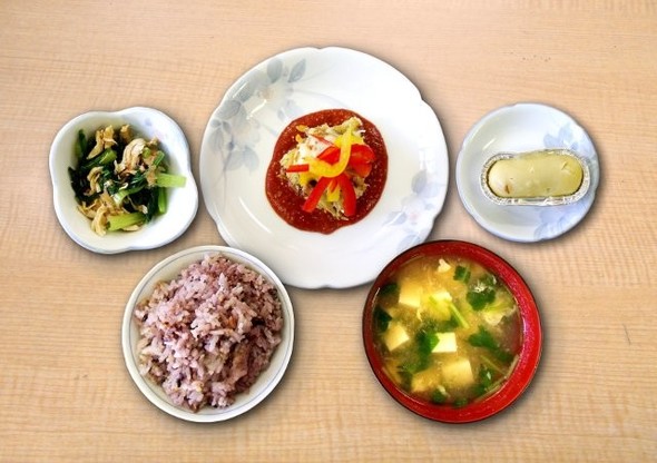 サンマとジャガイモのガレット♪の定食