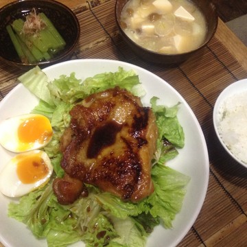 照り焼きチキン定食