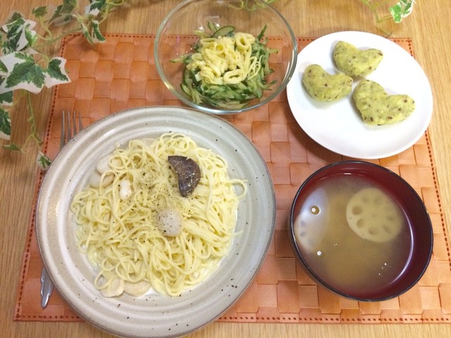 高カロリー 低カロリーのバランス夕食 By Susie845 クックパッド みんながのせた献立