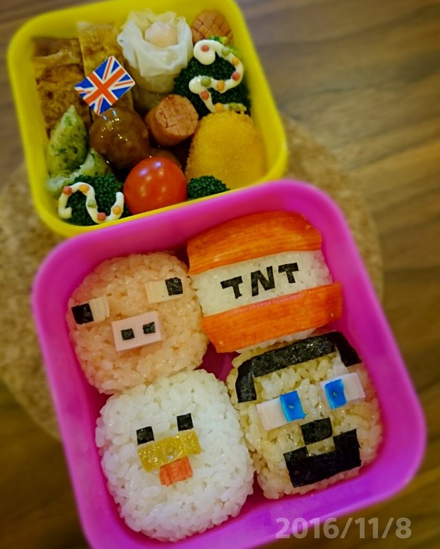 マイクラキャラ弁 By Mymh1234 クックパッド みんながのせた献立