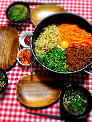 子供のリクエストでビビンバの夕飯