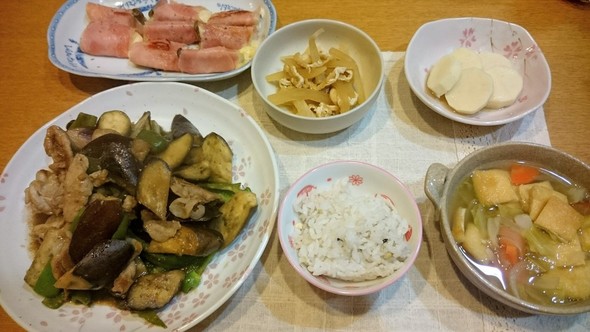 イブイブでもクリスマスは仕事の旦那の夕食