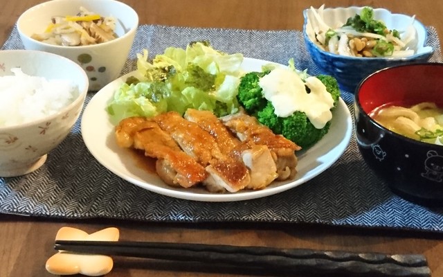 鶏もも肉 しお こしょう 照り焼きの献立 クックパッド 簡単おいしいみんなのレシピが359万品