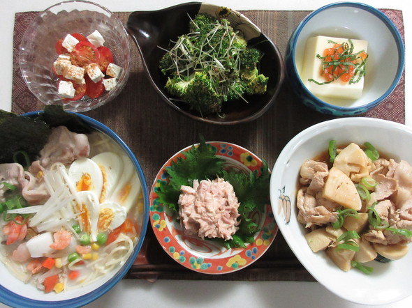 王将ラーメンパック豚骨で♬美味ちゃんぽん