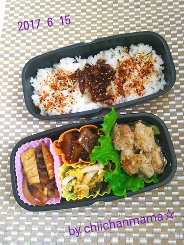 低カロリー鶏パン粉焼きの息子弁当☆