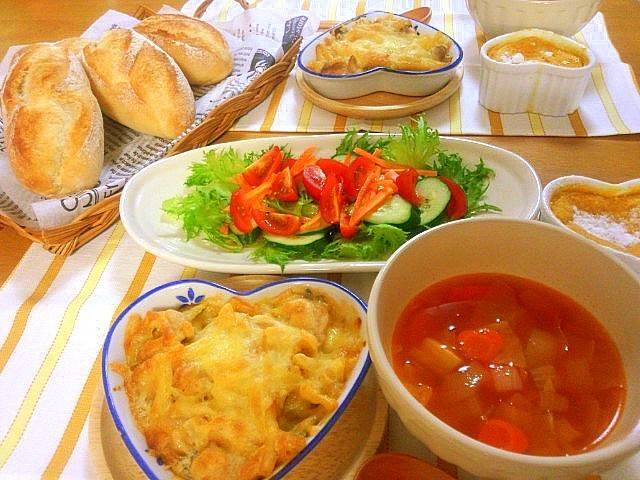 旦那さんが食事不要な時はパンで夕食 By Yurizumi クックパッド みんながのせた献立