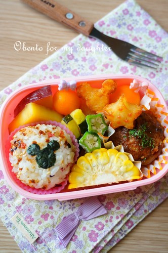 【幼稚園年少娘】夏休み前最後のお弁当♡