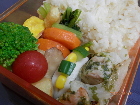 青のり風味♪ささみのげんこつ焼き弁当