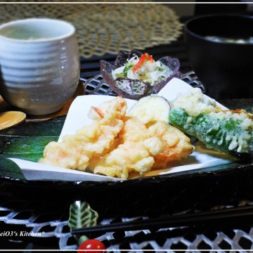 09/22　天ぷらと茶碗蒸し夕食