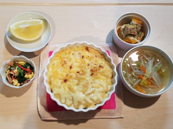 17/10/25☆海老ピラフドリアの夕食