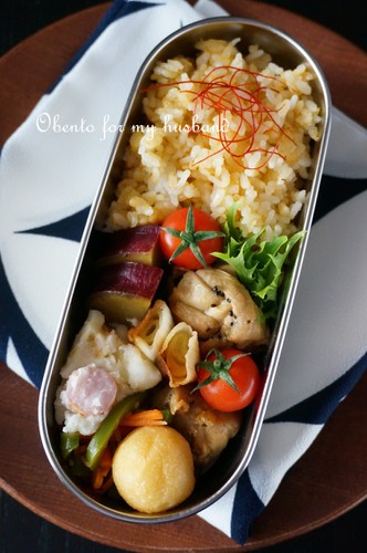 【パパ弁】卵チャーハンのお弁当