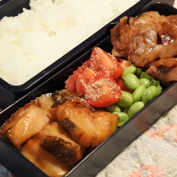 男子高校生の毎日弁当４８７　漬け込んで…