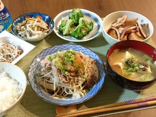 豚もやし炒めのおろしポン酢かけで晩ごはん By まんまるまうちゃん クックパッド みんながのせた献立