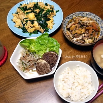 ◆ひき肉メインで簡単夕食◆