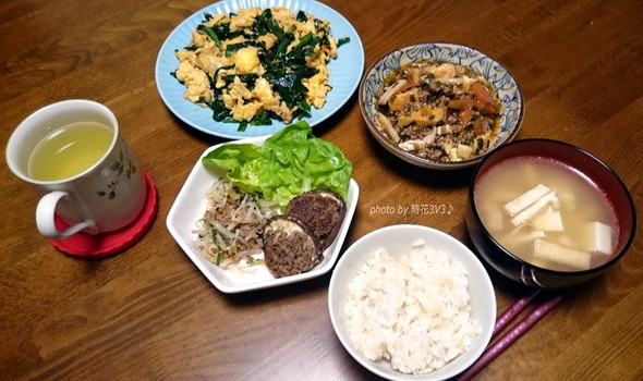 ◆ひき肉メインで簡単夕食◆