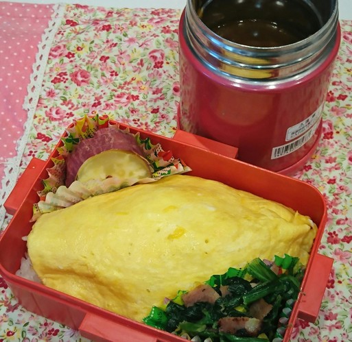 お弁当 オムハヤシ