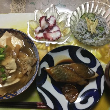 ☆鱈の煮付けで晩ご飯☆