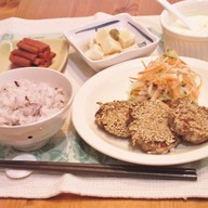 鰯ハンバーグ&酢ずいき定食