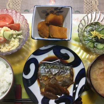 ☆鯖の生姜煮で晩ご飯☆