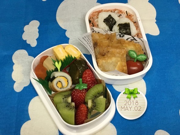 中①娘(๑˙❥˙๑)こにぎり弁当