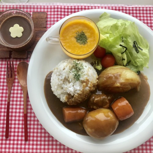 ゴロゴロ野菜カレー