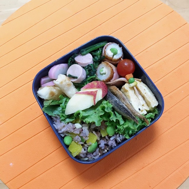 お弁当箱3分の１になりました夫弁 By Komutatata クックパッド みんながのせた献立