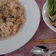 中華炊き込みご飯×もやしナムル♡
