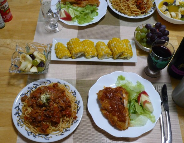 美味しいレシピでワインすすみました~^^