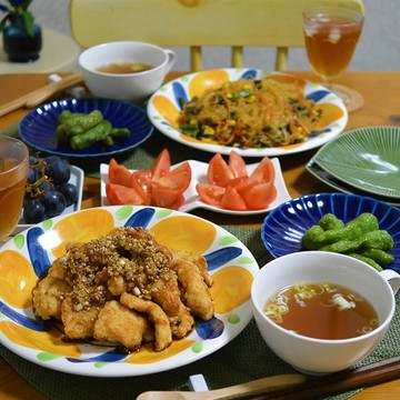 18.09.14(金)鶏むね肉の油淋鶏♬